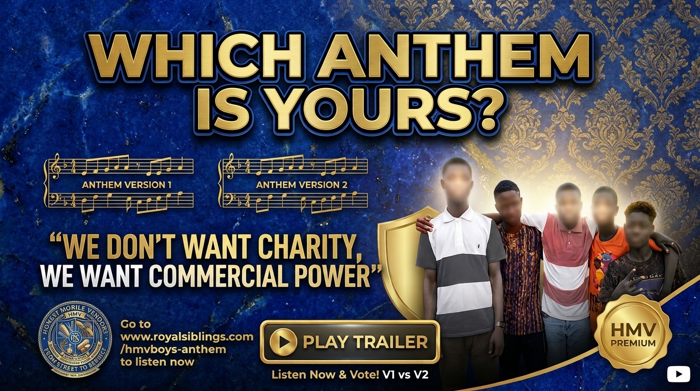 Which Anthem is Yours? Listen NOW & Vote V1 vs V2: We Don’t Want Charity, We Want Commercial Power